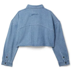 Honor The Gift Honor INC Cropped Shop Jacket B-Summer Womens Cropped Carpenter Novelty Denim Jacket