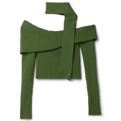House of Sunny One Love Shoulder Rib Top
