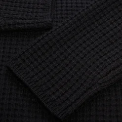 John Elliot Wool Waffle Knit Poncho
