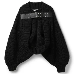 Junya Watanabe Spike Belt Wool Knit Sweater