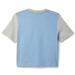 JW Anderson Anchor Embroidery Panelled Cropped T-Shirt