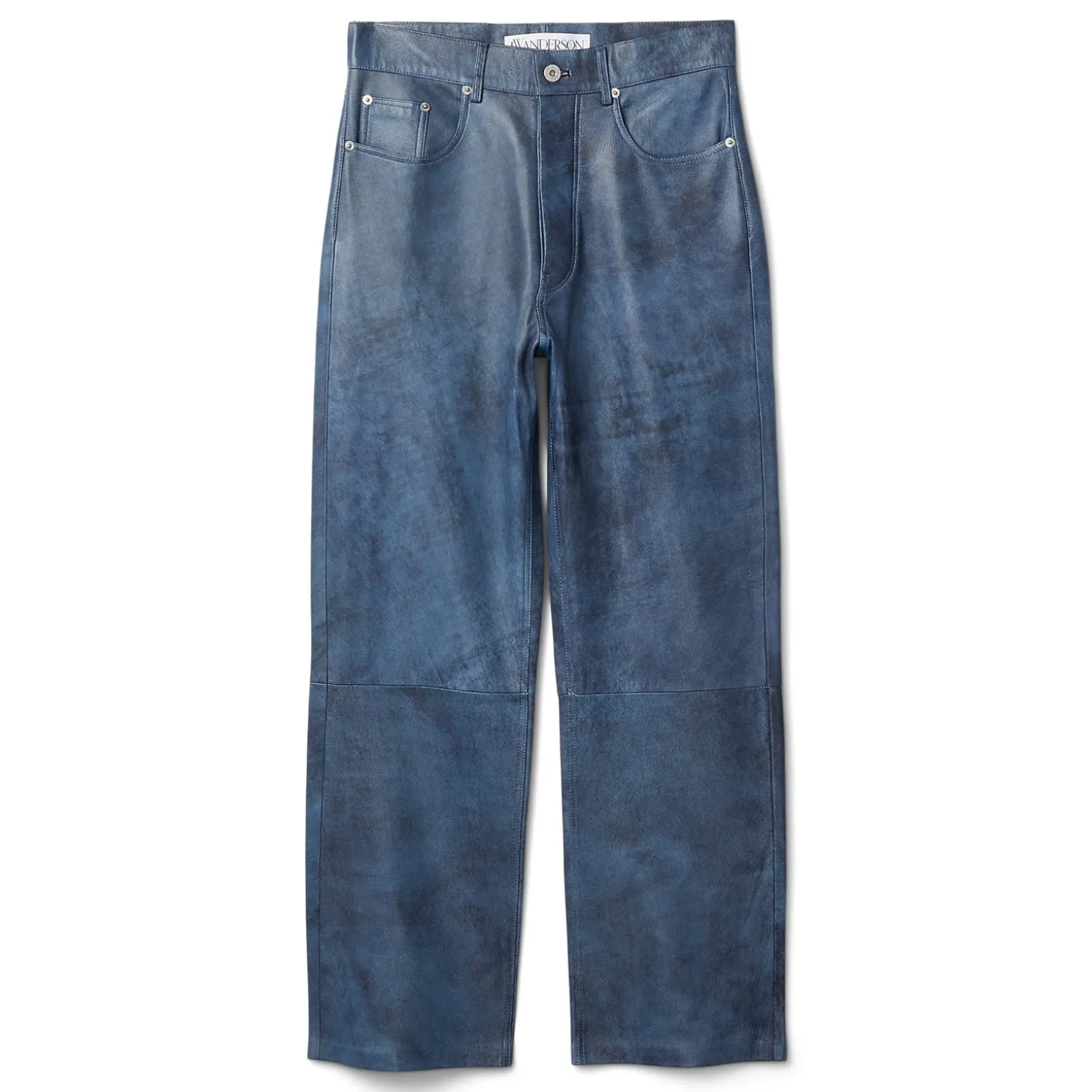 JW Anderson Straight Leg Leather Trousers