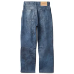 JW Anderson Straight Leg Leather Trousers