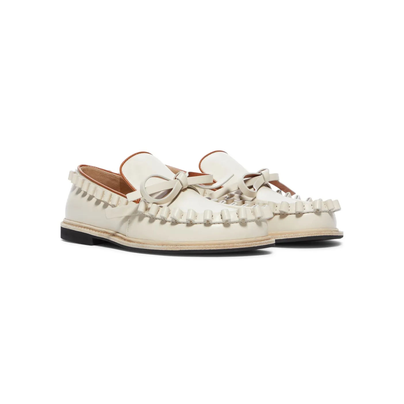 JW Anderson Womens Ruffle Moccassin