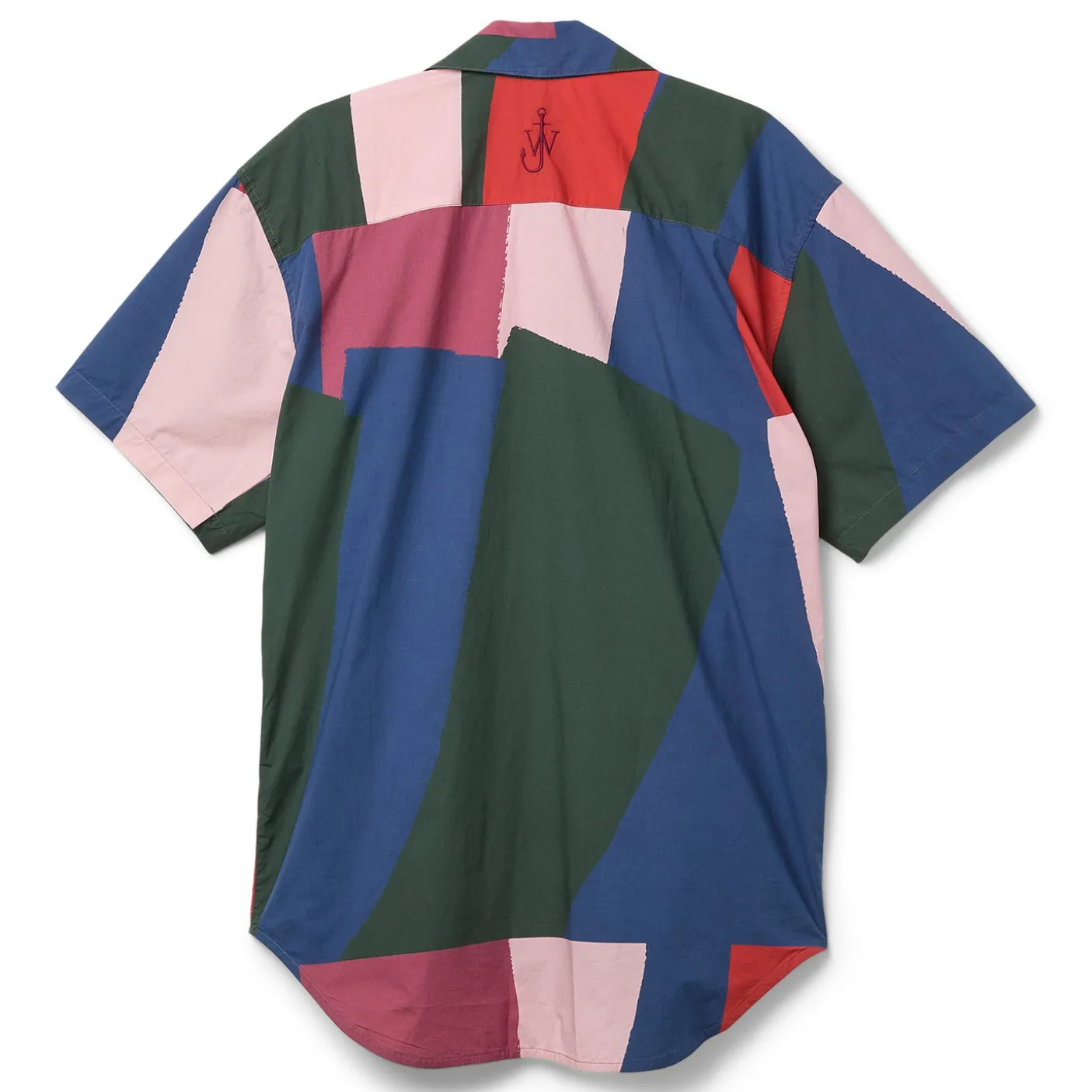 JW Anderson Zip Up Short Sleeve Printed Shirt