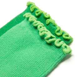 KkCo Two Tone Scallop Sock