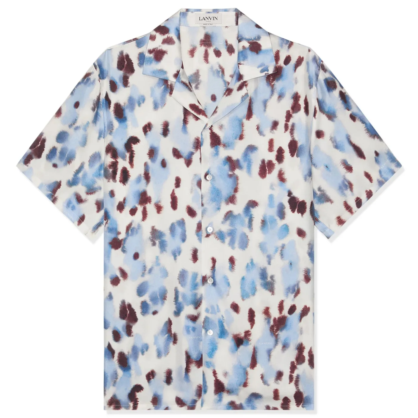 Lanvin Abstract Print Bowling Shirt