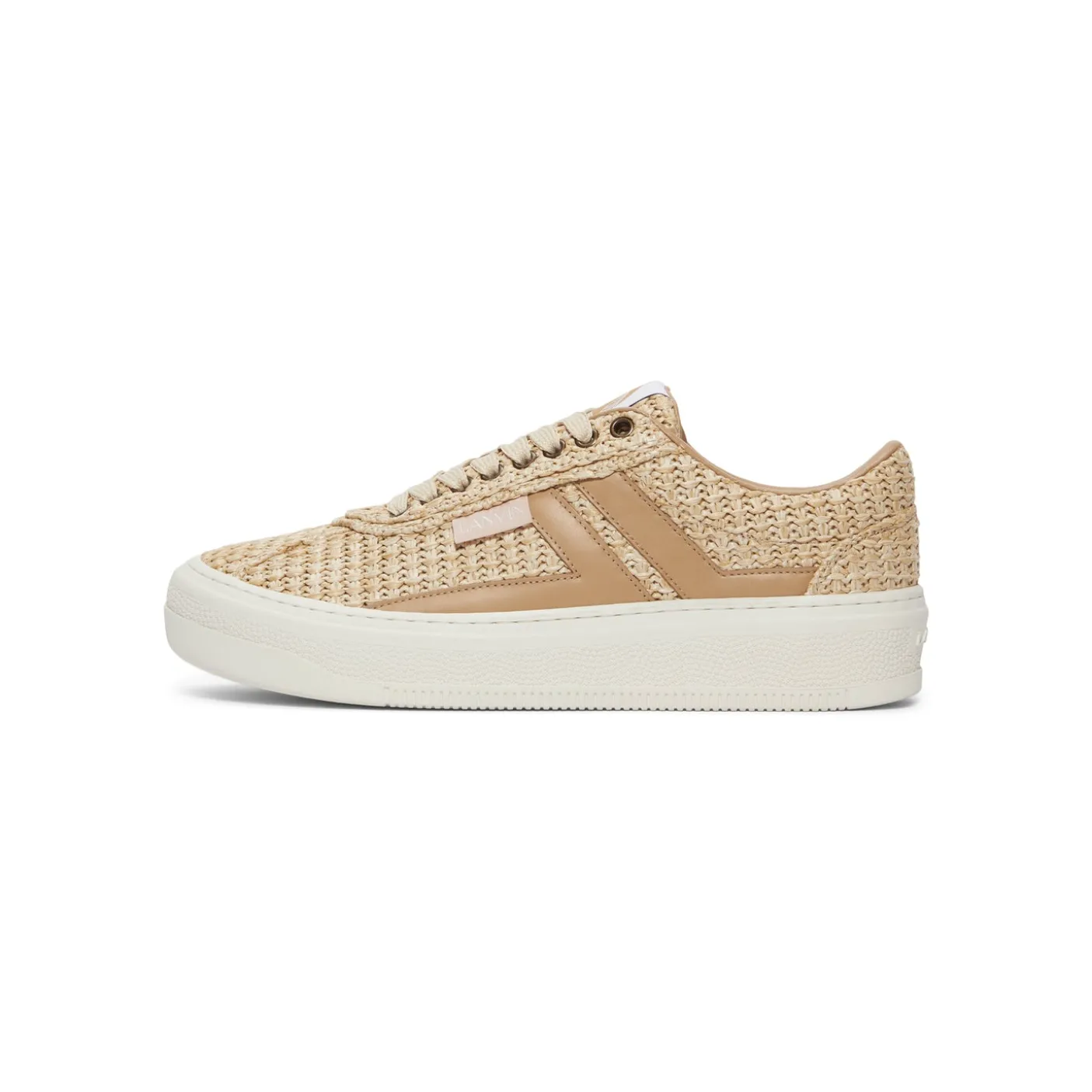 Lanvin Cash Raffia Sneakers
