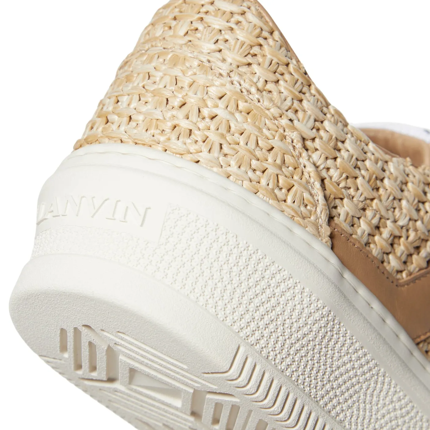 Lanvin Cash Raffia Sneakers
