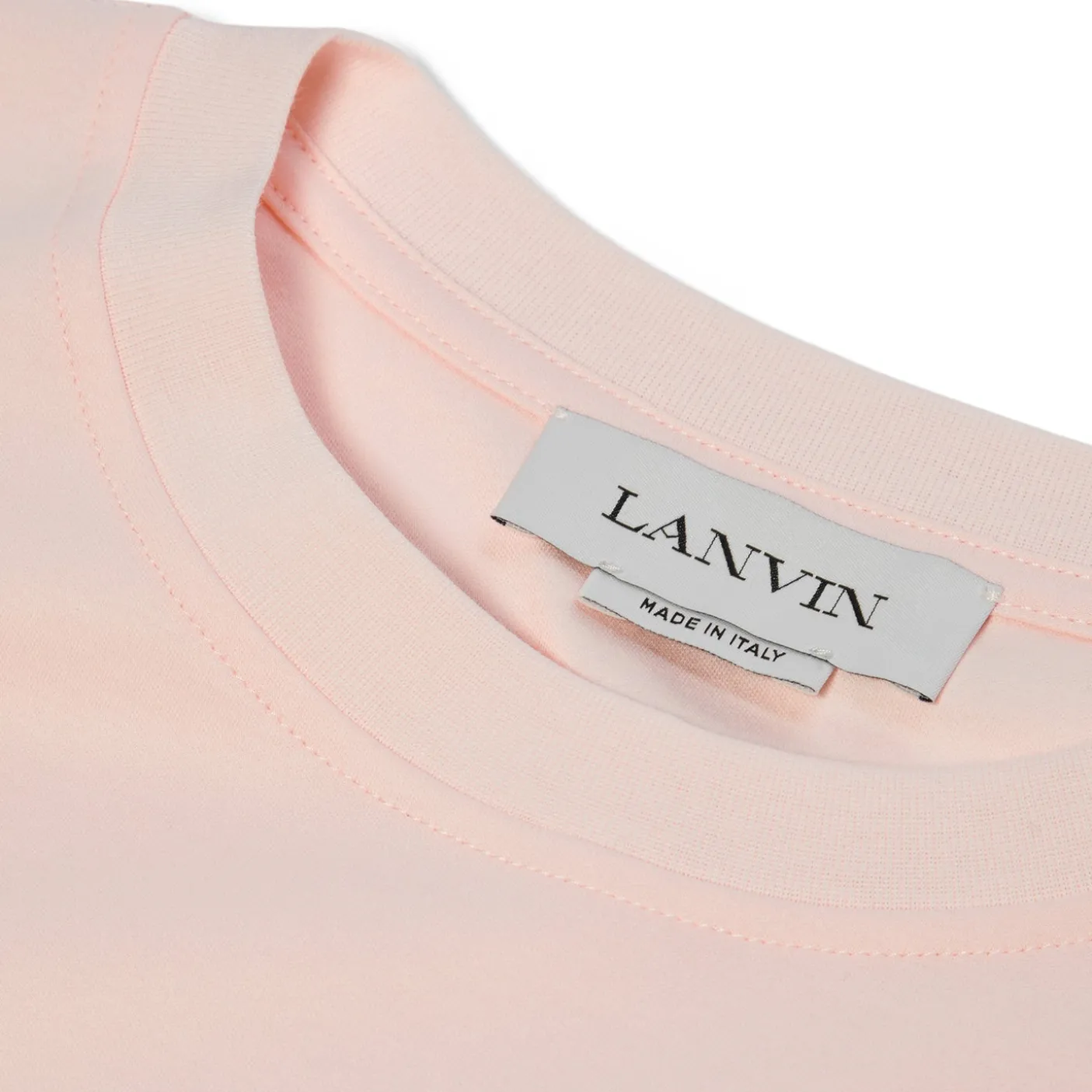 Lanvin Embroidered Script Logo T-Shirt