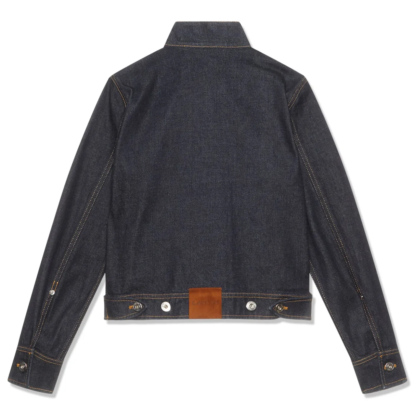 Lanvin Lavallière Collar Denim Jacket