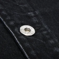 Lanvin Leather Detail Denim Jacket