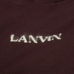 Lanvin Logo Embroidered Hoodie