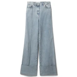 Lanvin Wide-Leg Trousers With Hem