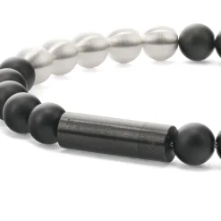Le Gramme 31g Black Beads Bracelet