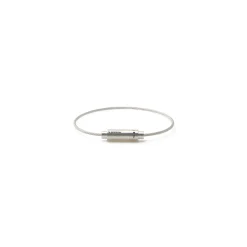 Le Gramme 9g Brushed Sterling Silver Triptych Clasp Cable Bracelet