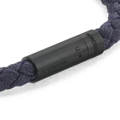 Le Gramme 5G Brushed Titanium Cable Orlebar Brown Bracelet