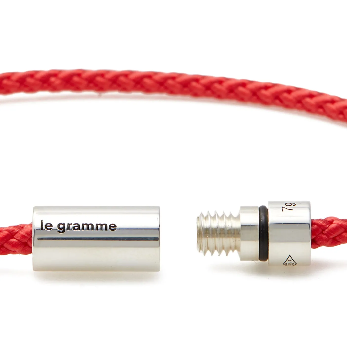 Le Gramme 7g Polished Nato Cable Bracelet