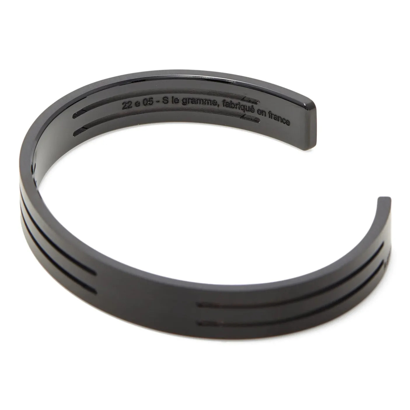 Le Gramme 8g Punched and Brushed Ribbon Bracelet