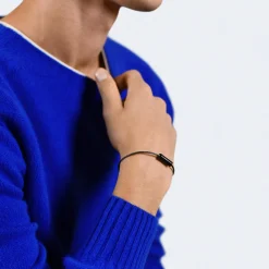 Le Gramme 6g Punched Cable Bracelet