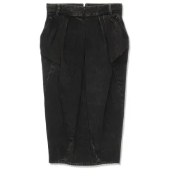 Maison Margiela Pleated Cotton Skirt