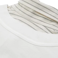 Maison Margiela Short Sleeved Layered Cotton Shirt