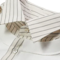 Maison Margiela Short Sleeved Layered Cotton Shirt