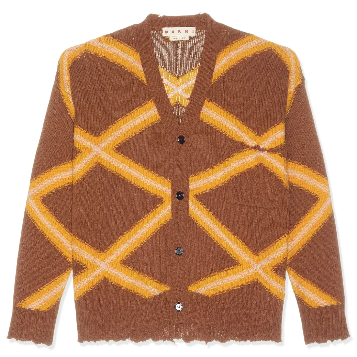 MARNI Broken Macro Cardigan