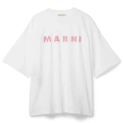 MARNI Checked Logo T-Shirt