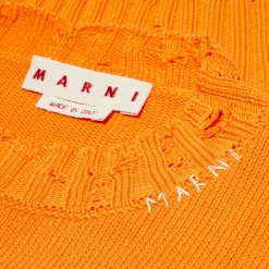 MARNI Cotton Cropped Sweater