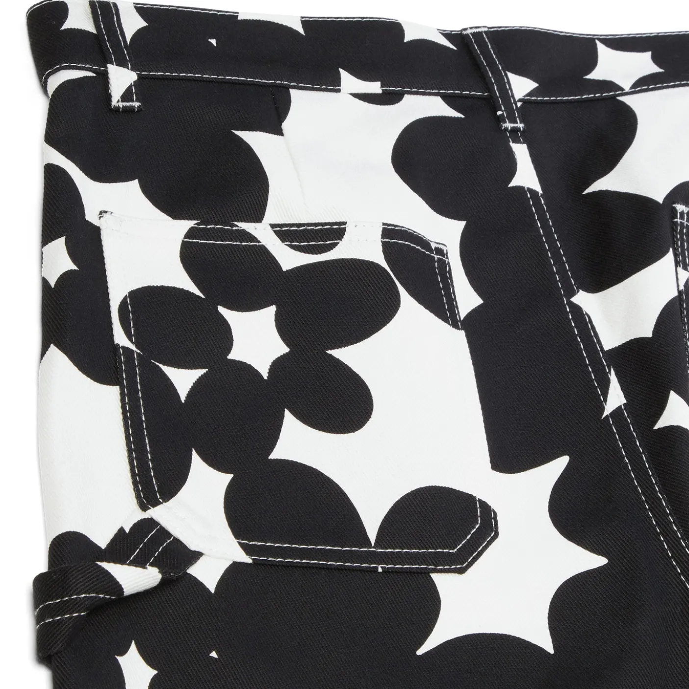 MARNI Cotton Dillies Print Cargo Pants