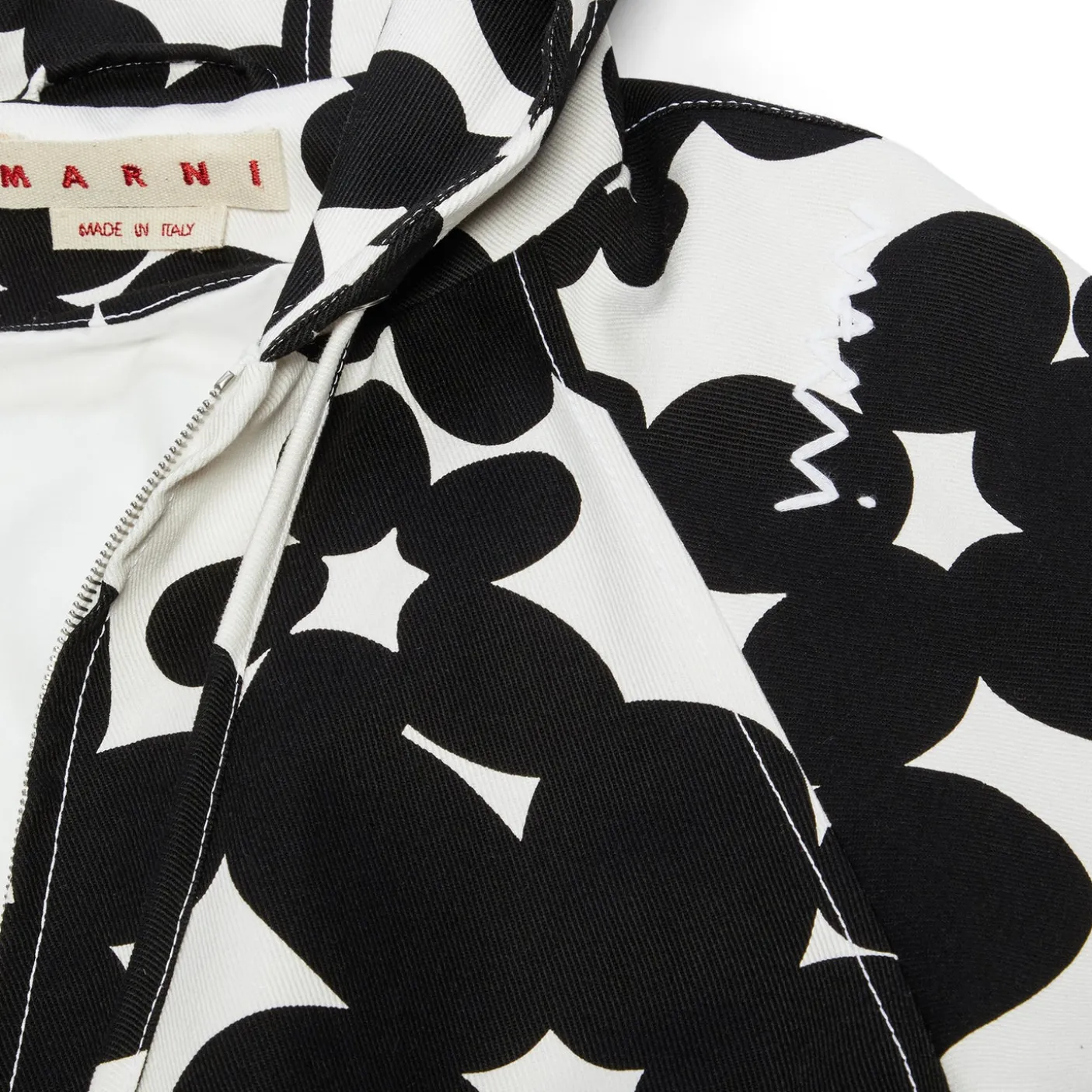 MARNI Cotton Dillies Print Hoodie