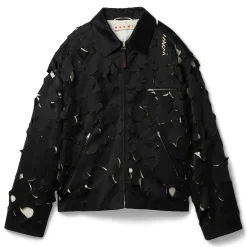 MARNI Duchess Satin Cut-Out Jacket