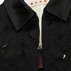 MARNI Duchess Satin Cut-Out Jacket