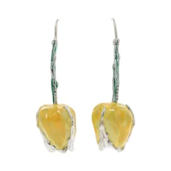 MARNI Enameled Tulip Earrings