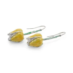 MARNI Enameled Tulip Earrings
