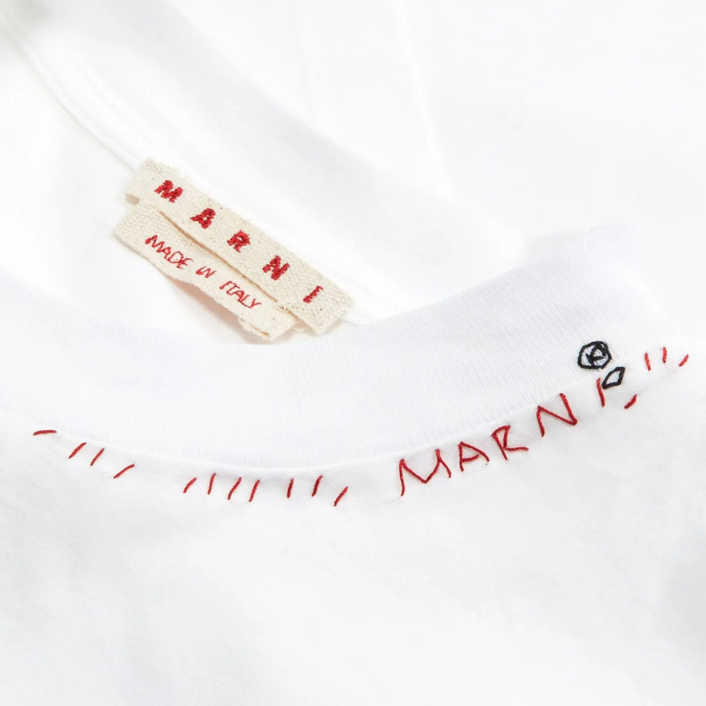 MARNI Flower Print Cotton T-Shirt