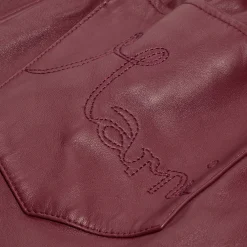 MARNI Leather Wide Leg Pants