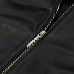 MARNI Leopard-Print Faux Fur-Trimmed Leather Jacket