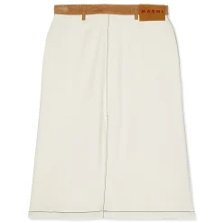 MARNI Logo Patch Midi Skirt