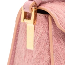 MARNI Long Hair Calfskin Trunkaroo Mini Shoulder Bag