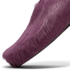 MARNI Long-Hair Calfskin Fussbett Sabot Mule