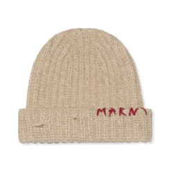 MARNI Oat Shetland Wool Beanie
