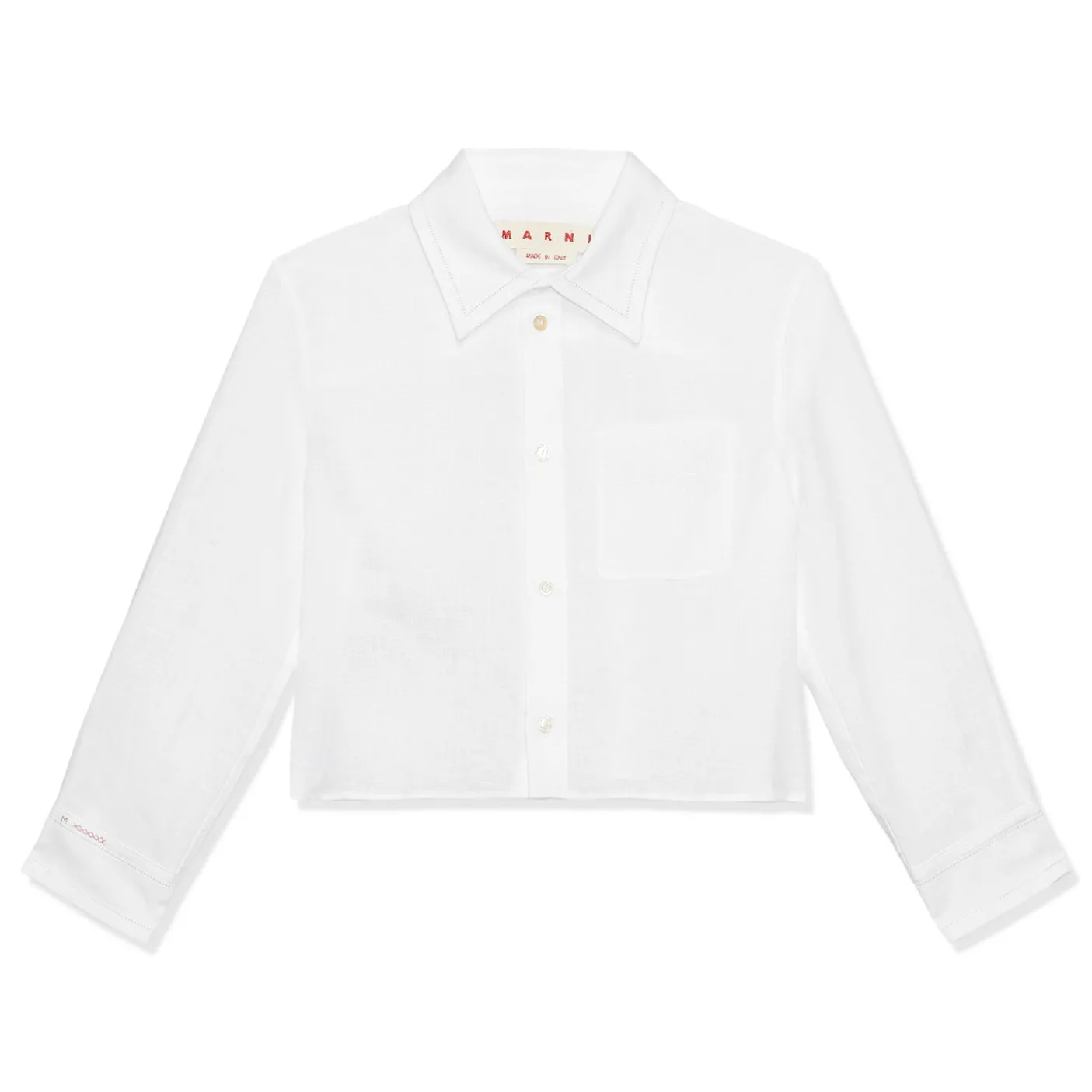 MARNI Organic Poplin Cropped Shirt