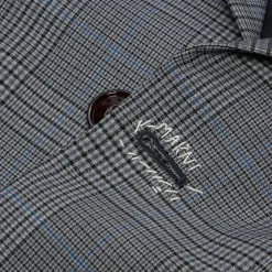MARNI Prince of Wales Wool Check Cropped Jacket
