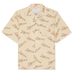 MARNI Printed Organic Poplin Bowling Shirt