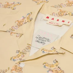 MARNI Printed Organic Poplin Bowling Shirt