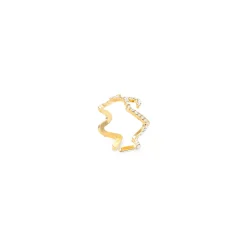 MARNI Rhinestone Symbol Ring