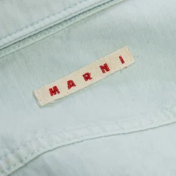 MARNI Shirt Logo Patch Long-Sleeved Shirt