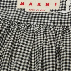 MARNI Short Plaid Skirt